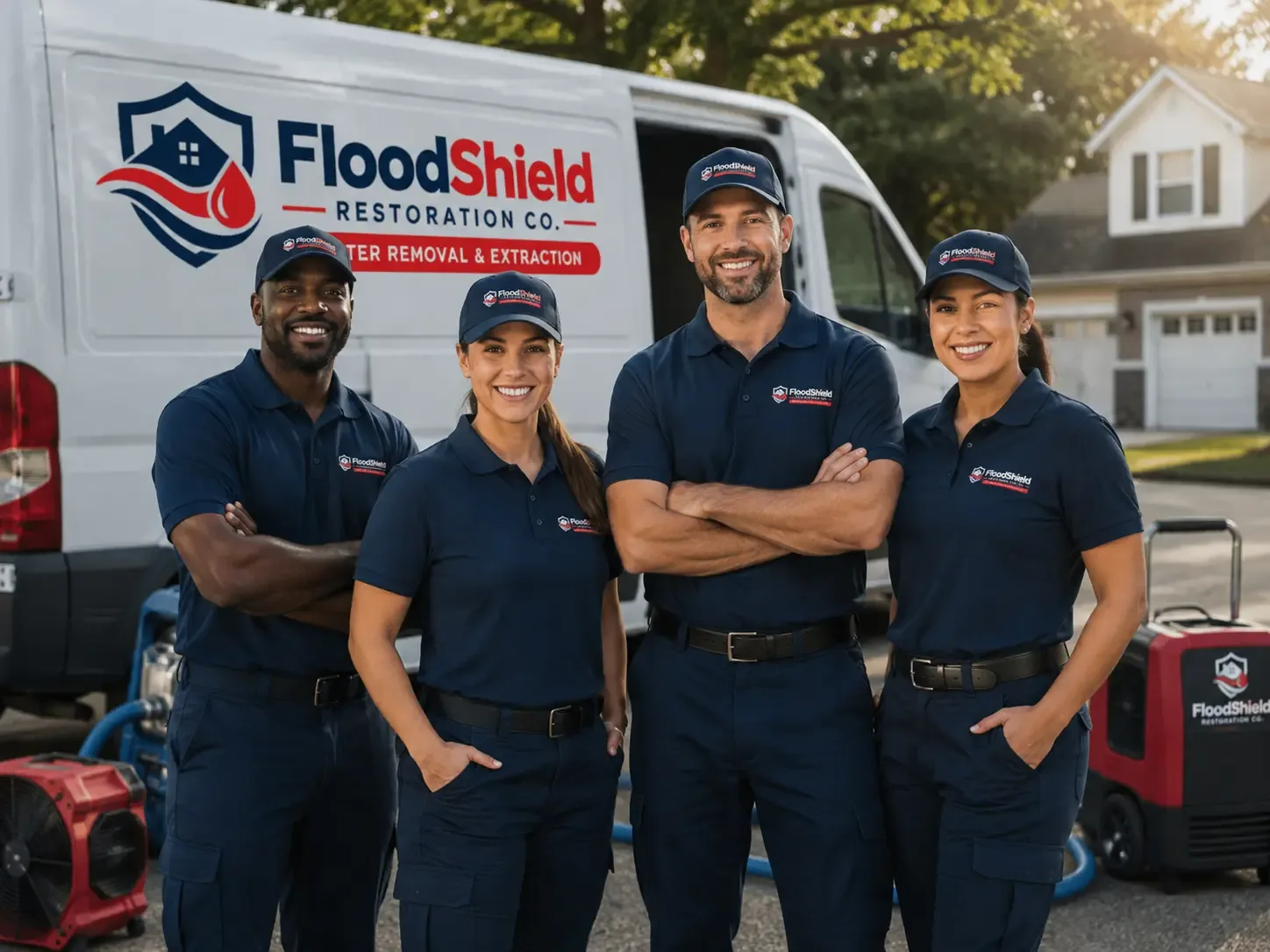 Flood Damage Restoration company in Lewistown, OH